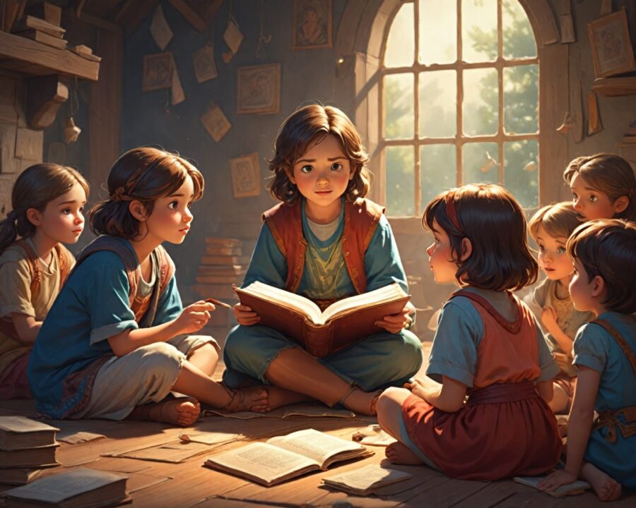 como contar histórias de forma divertida e envolvente