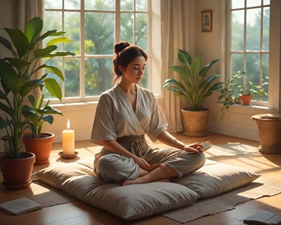 Como criar uma rotina de meditação para iniciantes
