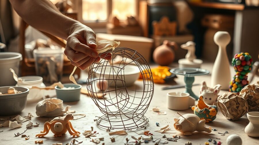 Projetos de Papel Mâché: Escultura Criativa e Sustentável