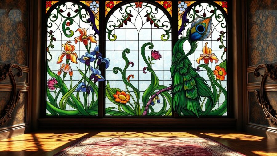 Arte Nouveau: Decoração que Celebra a Natureza