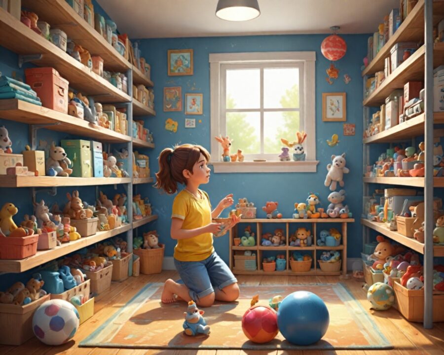 Como organizar brinquedos infantis de forma prática e criativa