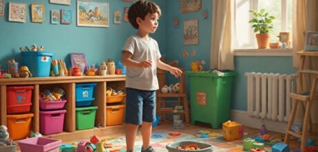 como ensinar crianças a serem organizadas de forma prática
