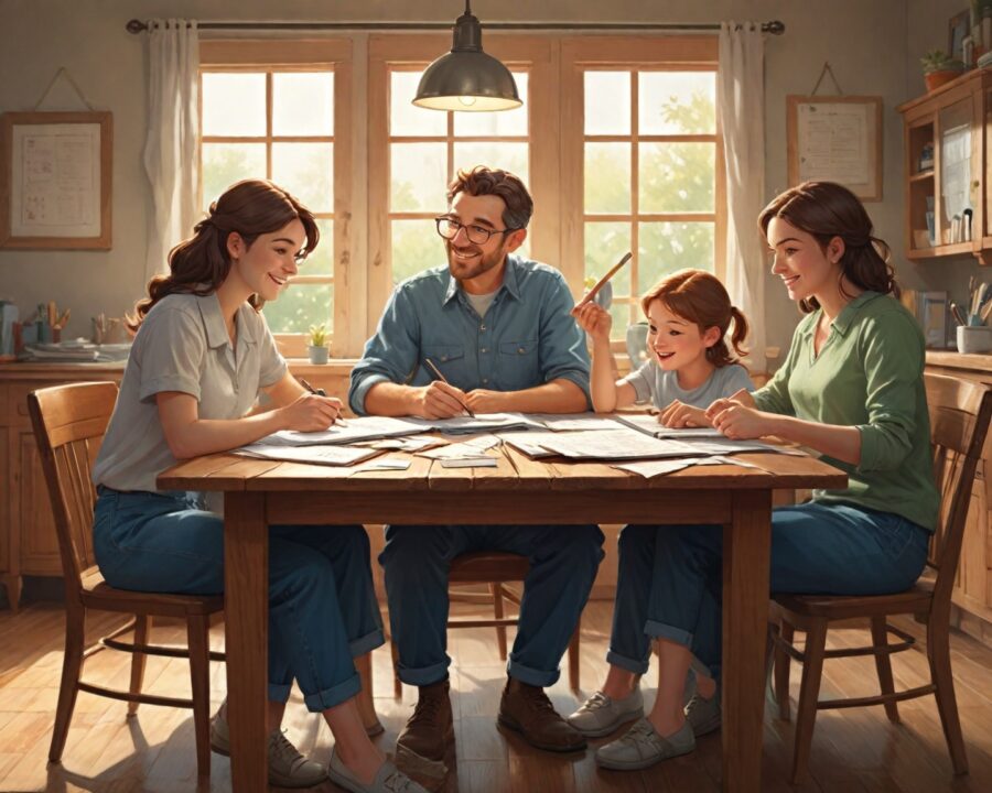 Como organizar a rotina familiar para mais equilíbrio diário