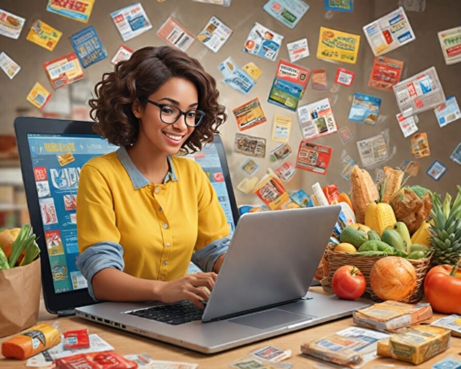 Como economizar com cupons para supermercados online