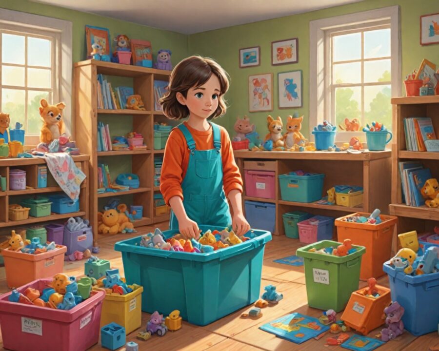 como ensinar crianças a serem organizadas com dicas práticas